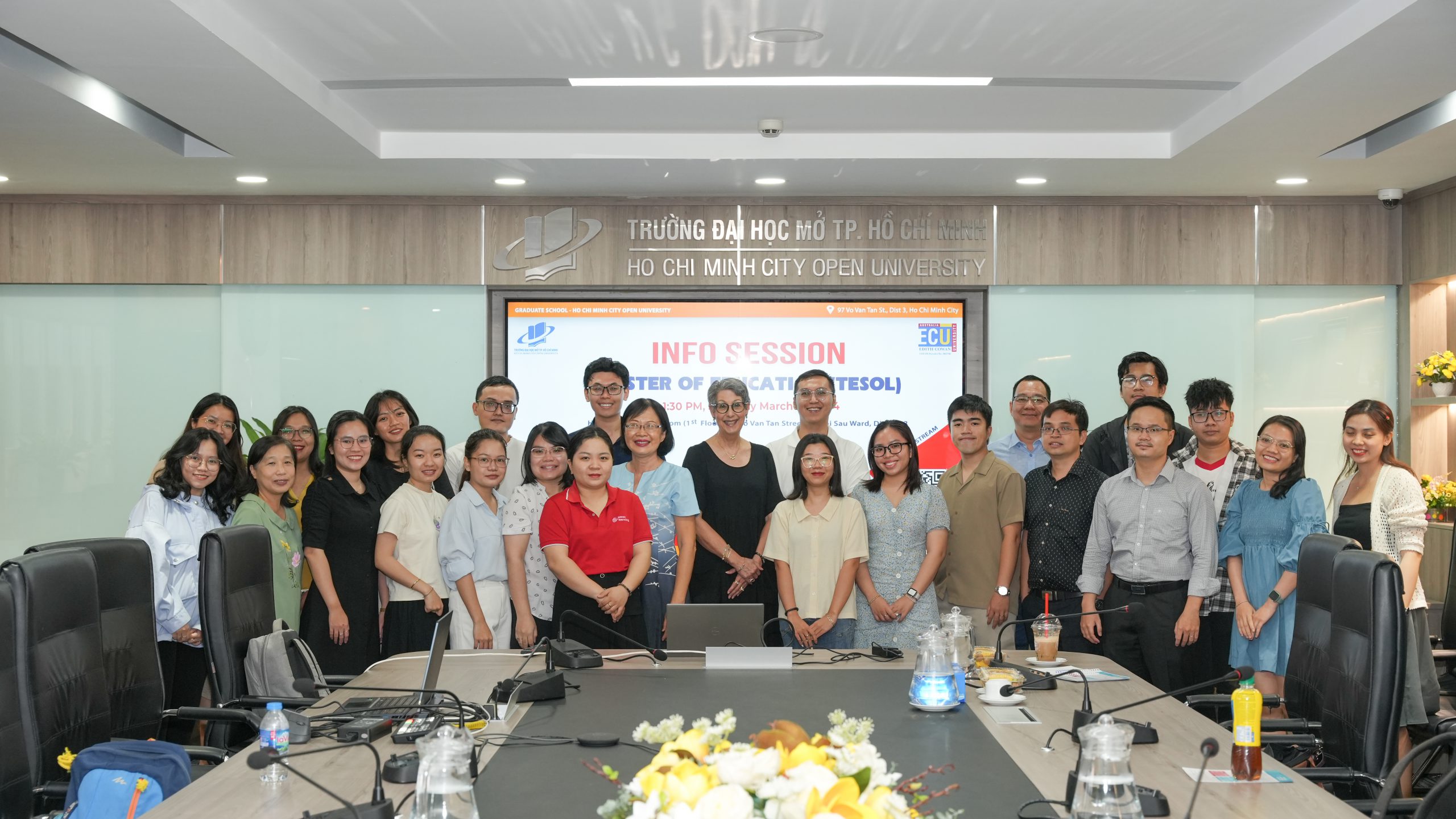 Trường Đại học Mở Thành phố Chí Minh tổ chức buổi giới thiệu chương trình Thạc sĩ TESOL liên kết với Đại học Edith Cowan (Úc) năm 2024