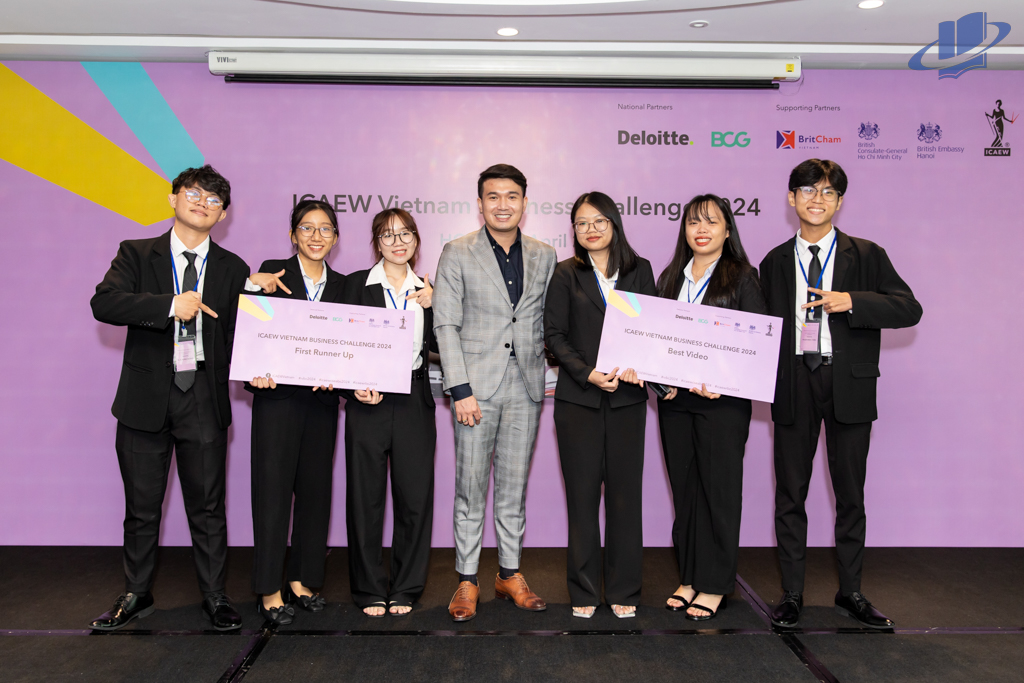 Sinh viên Trường Đại học Mở Thành phố Hồ Chí Minh đạt giải Á quân cuộc thi ICAEW Vietnam Business Challenge 2024