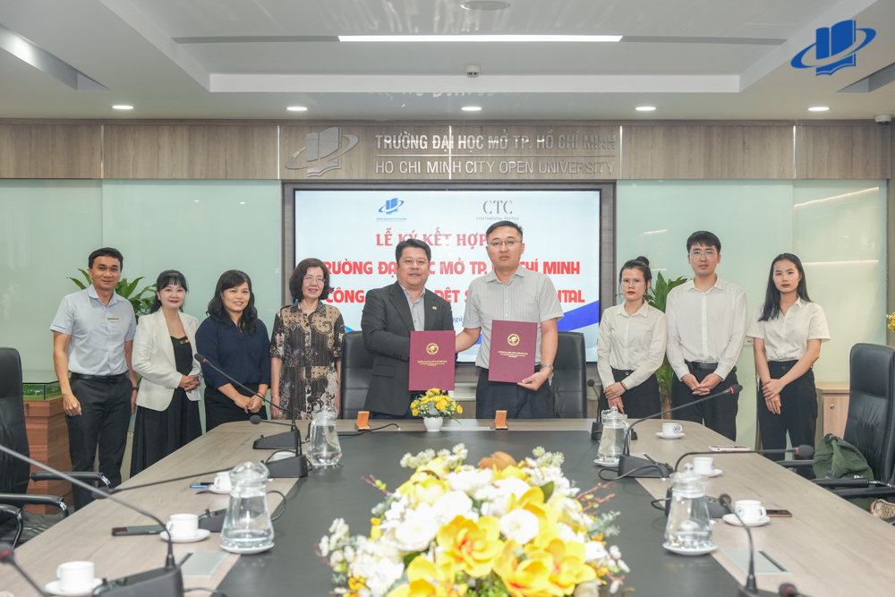 Trường Đại học Mở TP. Hồ Chí Minh ký kết hợp tác với Công ty TNHH Dệt sợi Continental